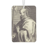 使徒の聖マタイ カーエアーフレッシュナー (裏面)