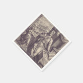 使徒の聖マタイ スタンダードカクテルナプキン (角)