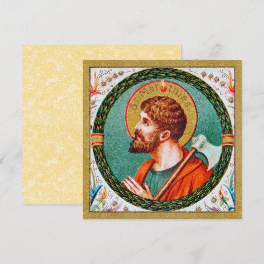 使徒の聖マチアス(JMAS 09) (正面/裏面)