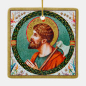 使徒の聖マチアス(JMAS 09) セラミックオーナメント (裏面)