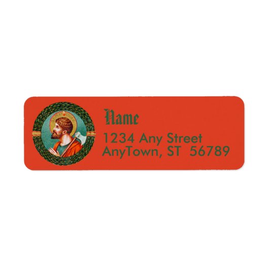 使徒の聖マチアス(JMAS 09) ラベル (正面)