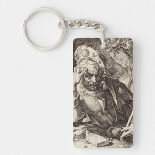 使徒の聖ヤコブ素晴らしス キーホルダー (正面)
