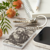 使徒の聖ヤコブ素晴らしス キーホルダー (正面右)