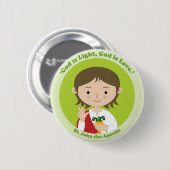 使徒の聖ヨハネ 缶バッジ (正面&裏面)