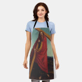 使徒の聖人アンドリュー エプロン (着用した状態)