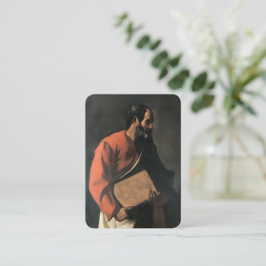 使徒サンジェームズザレス祈りの言葉カード 名刺 (スタンド正面)