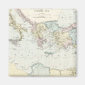 使徒パウロの宣教旅行の地図 マグネット (正面)