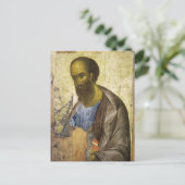 使徒パウロbyアンドレイ・ルブレフ ポストカード (スタンド正面)