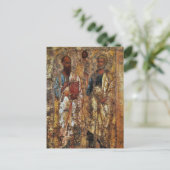 使徒ペテロとパウロ・ビザンチンのアイコン ポストカード (スタンド正面)