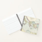 使徒ポール宣教旅行の地図 ノートブック (内部)