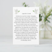 使徒信条カード鳩 カード (スタンド正面)