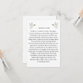 使徒信条カード鳩 カード (正面/裏面インサイチュ)