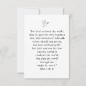 使徒信条カード鳩 カード (裏面)