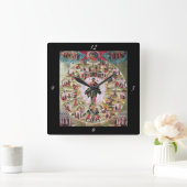 使徒省 スクエア壁時計 (ホーム)