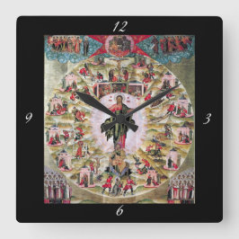 使徒省 スクエア壁時計