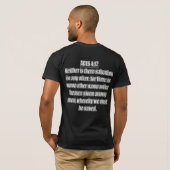 使徒行伝 4章12節 他に救い主となる者はなく Tシャツ (裏面フル)