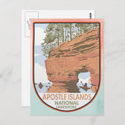 使徒諸島国家レイクショア ポストカード (正面/裏面)
