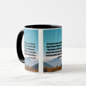 使徒10:2 KJV聖書の聖なる書物、 経典Pic 2-Tone Mug マグカップ (正面左)