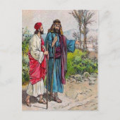 使徒11:19-26バルナバはサウルをアンティオキポストに連れて行く ポストカード (正面)