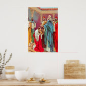 使徒13:1-3バルナバとサウルがポスターを送り出した ポスター (キッチン)