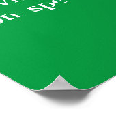 使徒18:9アメリカ国旗の前にワシと共に ポスター (角)