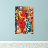 使徒19:1-7聖霊のキャンバスを受ける キャンバスプリント (インサイチュ (ウッドフロア))