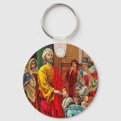 使徒19:1-7聖霊キーチェーンを受ける キーホルダー (正面)