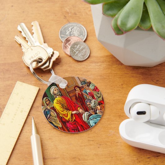使徒19:1-7聖霊キーチェーンを受ける キーホルダー (デスク)