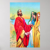 使徒20:17-38勇気付けられると警告その地位 ポスター (正面)