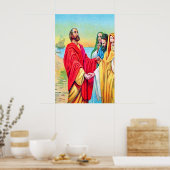 使徒20:17-38勇気付けられると警告その地位 ポスター (キッチン)