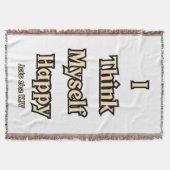 使徒26:2 KJV聖書の聖句引用文 スローブランケット (正面)