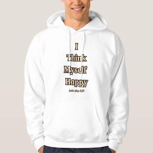 使徒26:2 KJV聖書の聖句引用文 パーカ (正面)