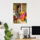 使徒28:23-31ローマのポスターでパウロの説教 ポスター (ホームオフィス)