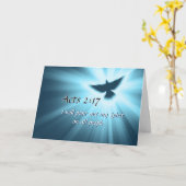 使徒2:17わたしは自分の霊を注ぎ出す カード (黄色い花)