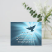 使徒2:17わたしは自分の霊を注ぎ出す ポストカード (スタンド正面)