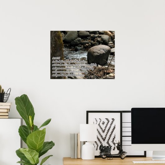 使徒2:17約束 ポスター (ホームオフィス)