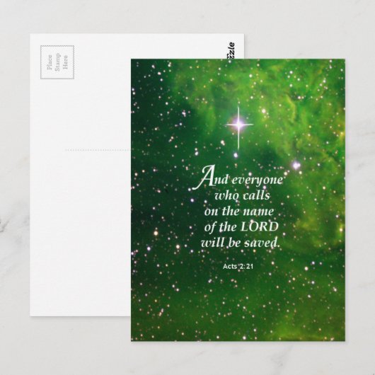 使徒2:21 ポストカード (正面/裏面)