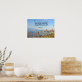 使徒4:12他の者には救いがない。 ポスター (キッチン)