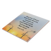 使徒4:29主よ与え素晴らし大胆な聖句 タイル (側面)