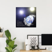 使徒7:55 -プリント ポスター (ホームオフィス)