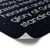 使徒7:55 -プリント ポスター (角)