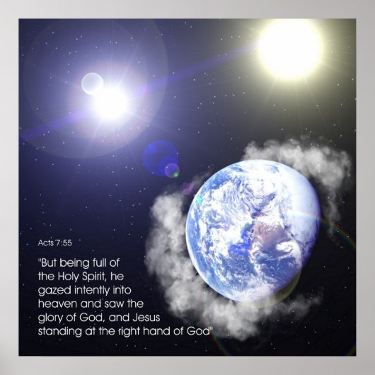 使徒7:55 -プリント ポスター (正面)