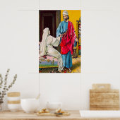 使徒9:36-43タビタが復活 ポスター (キッチン)