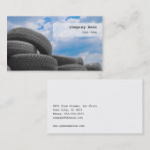 使用されたタイヤの名刺 名刺 (正面/裏面)