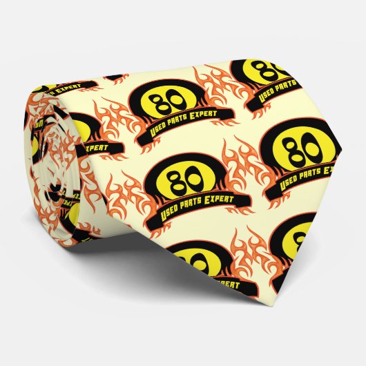 使用された部品の第80誕生日プレゼント ネクタイ (ロール)