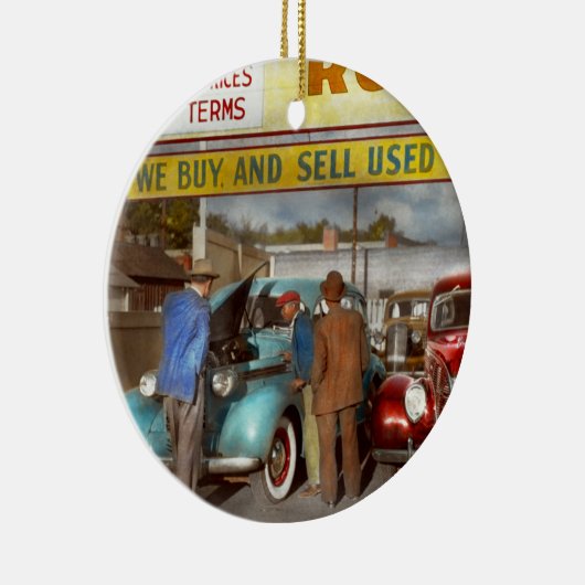 使用される車-売込み口上1939年 セラミックオーナメント (右)