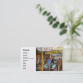 使用される車-売込み口上1939年 名刺 (スタンド正面)