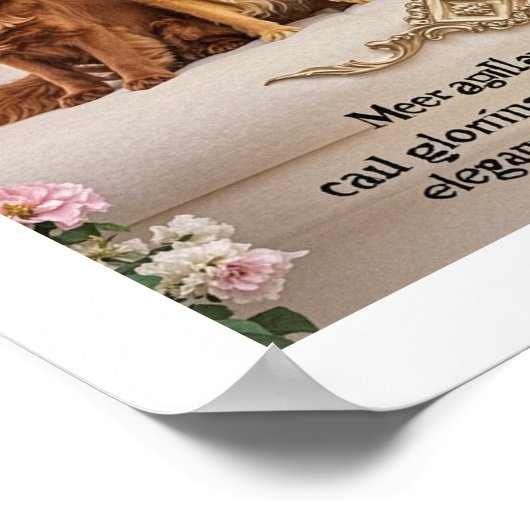 使用できるアート:彫刻家具 ポスター (角)