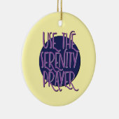 使用ザセレニティ祈りの言葉回復スローガンオーナメント セラミックオーナメント (右)