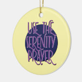 使用ザセレニティ祈りの言葉回復スローガンオーナメント セラミックオーナメント (左)